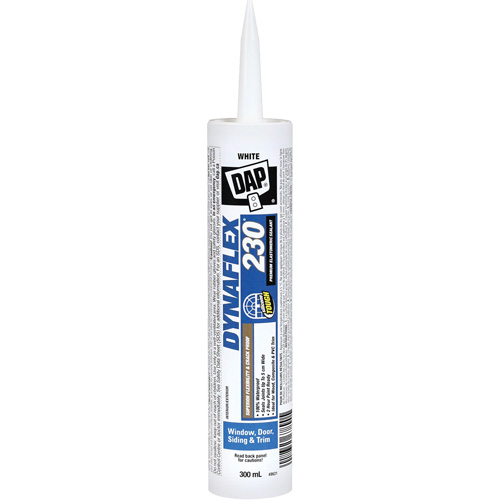 Dynaflex 230&reg; Premium Elastomeric Sealant, 300 ml, Cartridge, White Planification Entrepots Molloy