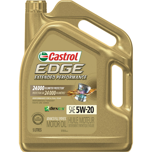 Edge&reg; Extended Performance 5W-20 Motor Oil, 5 L, Jug Planification Entrepots Molloy