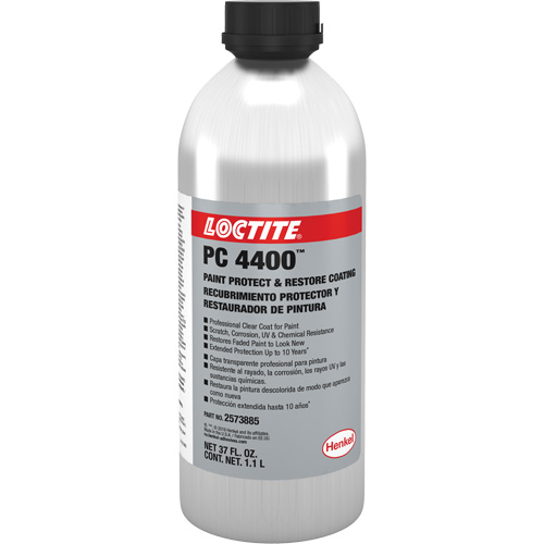 PC 4400 Paint Protect & Restore Coating, 1.1 L, Aerosol Can, Clear Planification Entrepots Molloy
