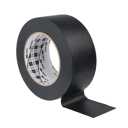 Rubans adh&eacute;sifs en vinyle 3903, 1245 mm (49") la x 46 m (151') lo, 6,5 mils, Noir Planification Entrepots Molloy