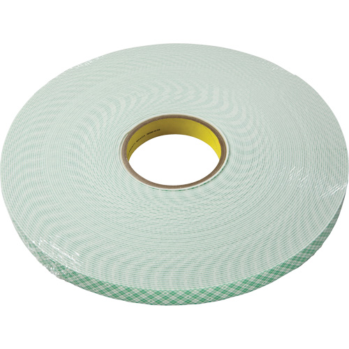 Ruban double face en mousse d'ur&eacute;thane, 33 m (108') lo x 9,5 mm (3/8") la, 60 mils, Ur&eacute;thane Planification Entrepots Molloy