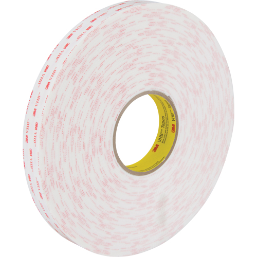 VHB Tape 4950, 33 m (108') L x 25.4 mm (1") W, 45 mils, Acrylic Planification Entrepots Molloy