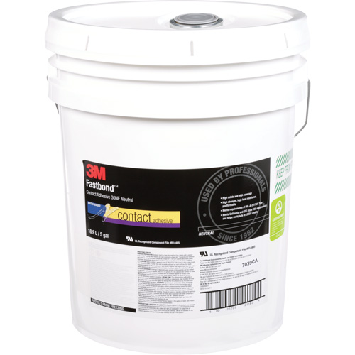 Contact Adhesive, Drum, 5 gal. Planification Entrepots Molloy