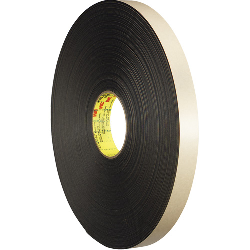 Ruban double face en mousse, 66 m (216') lo x 12,7 mm (1/2") la, 31 mils, Poly&eacute;thyl&egrave;ne Planification Entrepots Molloy