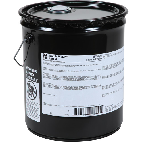 Adh&eacute;sif Scotch-Weld, 5 gal., Seau, Deux composants, Blanc cass&eacute; Planification Entrepots Molloy