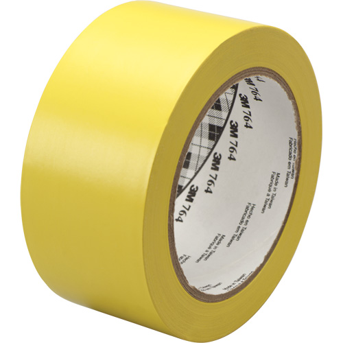 764 General-Purpose Vinyl Tape, 1245 mm (49") W x 32.9 m (108') L, 5 mils, Yellow Planification Entrepots Molloy