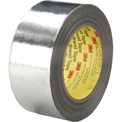 High-Temperature Aluminum Foil/Glass Cloth Tape, 7.3 mils Thick, 25.4 mm (1") x 33 m (108') Planification Entrepots Molloy