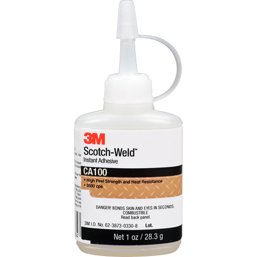 Scotch-Weld Instant Adhesive CA100, Off-White, Bottle, 1 oz. Planification Entrepots Molloy
