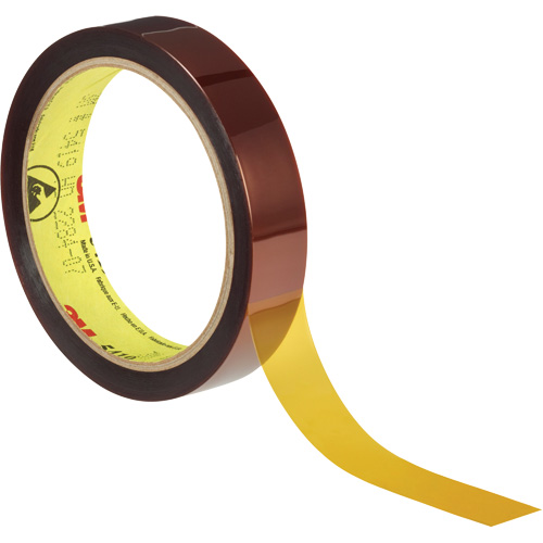 Ruban &agrave; base de polyimide produisant peu de statique 5419, 19 mm (3/4") x 33 m (108'), Brun Planification Entrepots Molloy
