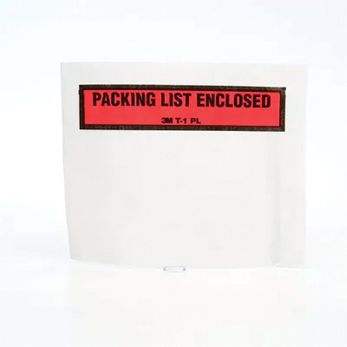 Pochette pour bordereau d'exp&eacute;dition, 5-1/2" lo x 4-1/2" la, Style Insertion par extr&eacute;mit&eacute; Planification Entrepots Molloy