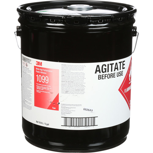 Scotch-Weld Nitrile High-Performance Adhesive, 5 gal., Pail, Yellow Planification Entrepots Molloy