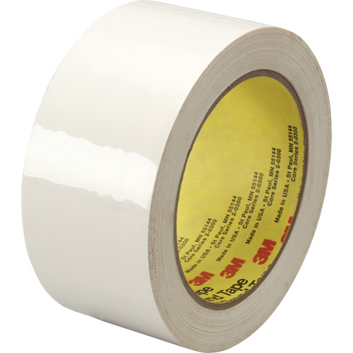 Ruban en poly&eacute;thyl&egrave;ne 483, 25,4 mm (1") la x 32,9 m (108') lo, 5,3 mils, Blanc Planification Entrepots Molloy