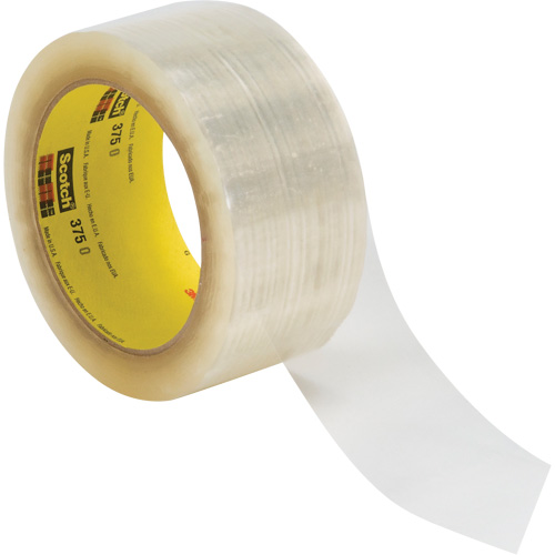 Ruban d'emballage Scotch 375, Adh&eacute;sif Thermofusible, 3,1 mils, 48 mm (1-22/25") x 1500 m (4921') Planification Entrepots Molloy