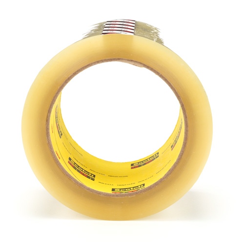 Ruban pour sceller les boîtes Scotch 375, Adh&eacute;sif Thermofusible, 3,1 mils, 72 mm (3") x 50 m (164') Planification Entrepots Molloy