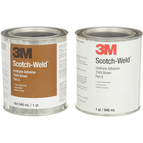 Adh&eacute;sif &agrave; base d'ur&eacute;thane 3549 Scotch-Weld, 64 oz liq., Canette, Brun Planification Entrepots Molloy