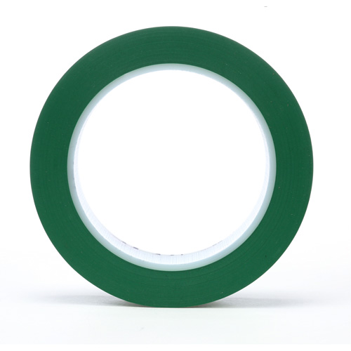 471 Vinyl Tape, 25.4 mm (1") W x 32.9 m (108') L, 5.2 mils, Green Planification Entrepots Molloy