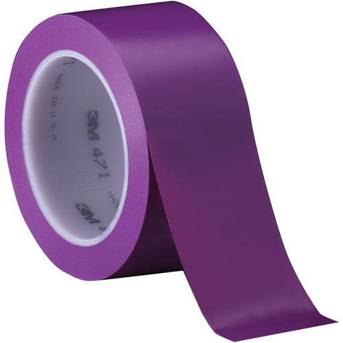 471 Vinyl Tape, 50.8 mm (2") W x 32.9 m (108') L, 5.2 mils, Purple Planification Entrepots Molloy