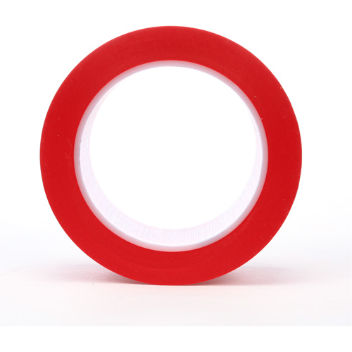 Ruban en vinyle 471, 50,8 mm (2") la x 32,9 m (108') lo, 5,2 mils, Rouge Planification Entrepots Molloy