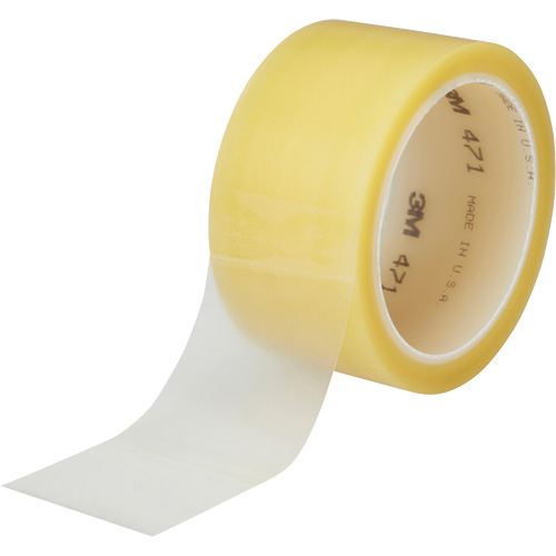 471 Vinyl Tape, 38 mm (1-1/2") W x 32.9 m (108') L, 5.3 mils, Clear Planification Entrepots Molloy