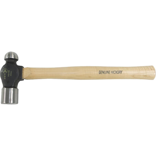 BP-40H Ball Pein Hammer with Hickory Handle, 40 oz. Head Weight, Plain Face, Wood Handle Planification Entrepots Molloy