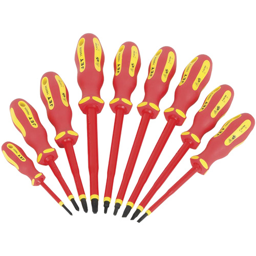 JISD-9S Jeu de tournevis isol&eacute;s VDE, 9 m Planification Entrepots Molloy