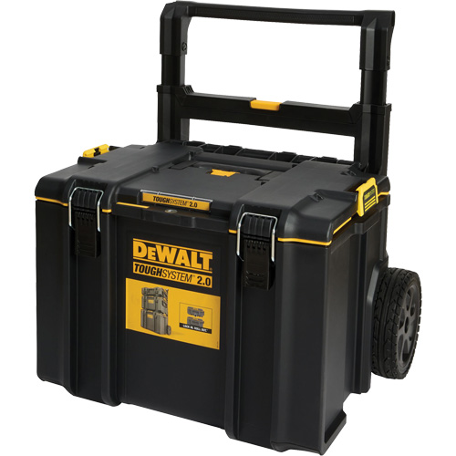 Boîte &agrave; outils roulante ToughSystem 2,0, 23-69/100" x 19-79/100" x 38-7/10", Noir Planification Entrepots Molloy