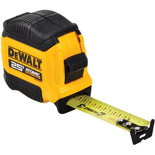 Atomic Compact Series Tape Measure, 1-1/8" x 25' Planification Entrepots Molloy