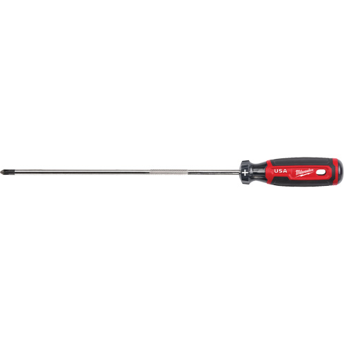 Tournevis Phillips, Tige de #2, Ronde, 363 mm lo, Prise en Coussin&eacute;e Planification Entrepots Molloy