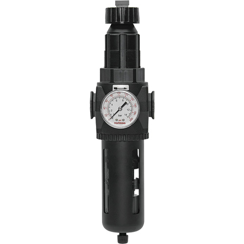 Modulair 400 Filter/Regulator with Manual Drain, 3/4" NPT, 200 psi, 9.1 fl. oz. Capacity Planification Entrepots Molloy