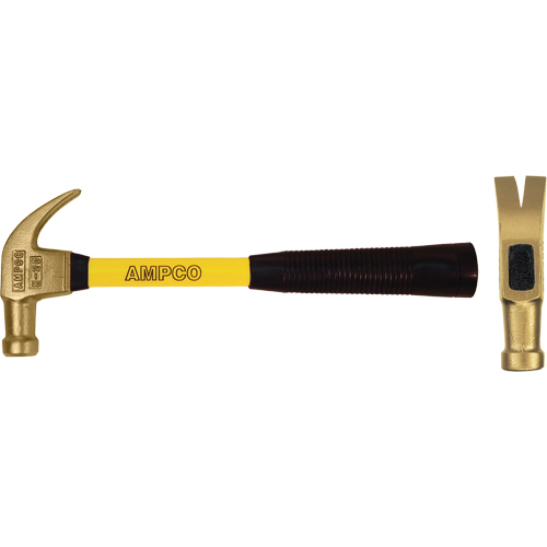 Curved-Claw Nail Hammer, 0.75 lbs. Head Weight, 14" L Planification Entrepots Molloy