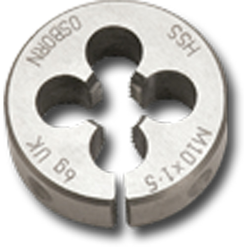 Round Die, 5/16"-22 Thread, High Speed Steel Planification Entrepots Molloy