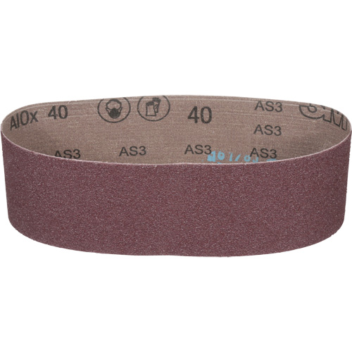Cloth Belt 241D, 3" W X 24" L, Aluminum Oxide, 40 Grit Planification Entrepots Molloy
