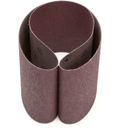 Courroie abrasive en toile 341D, 6" la x 48" lo, Oxyde d'aluminium, Grain 40 Planification Entrepots Molloy