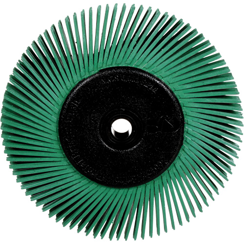Brosses radiales bristle pour meuleuses d'&eacute;tabli, Grain 50X, 6" dia. Planification Entrepots Molloy