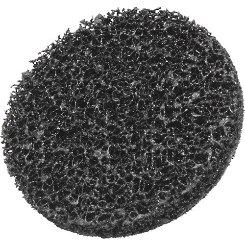 Disque de d&eacute;capage de rev&ecirc;tement Scotch-Brite Roloc, 3" dia., Grain Extra grossier, Carbure de silicium Planification Entrepots Molloy
