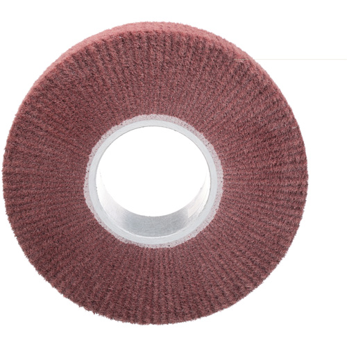 Scotch-Brite Finishing Flap Brush, Aluminum Oxide, Very Fine Grit, 8" x 2" x 3" Planification Entrepots Molloy