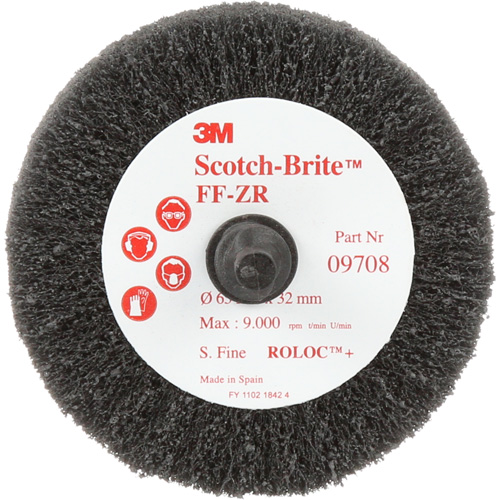 Scotch-Brite Cut & Polish Flap Brush, Aluminum Oxide, Fine Grit, 2-1/2" x 1-1/4" x 1/4" Planification Entrepots Molloy