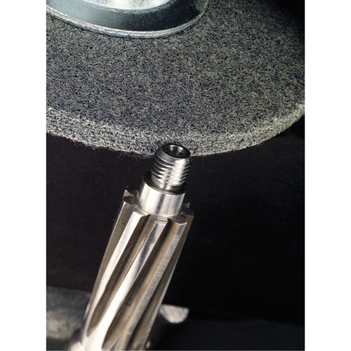 Scotch-Brite EXL Unitized Deburring Wheels, 1" x 1", 3/16" Arbor, 2A Grit, Aluminum Oxide Planification Entrepots Molloy