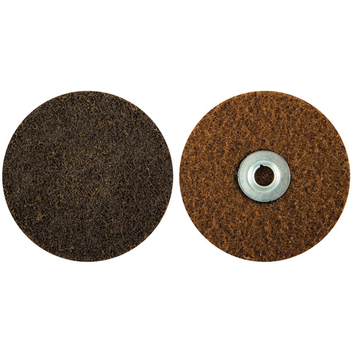 Disque de pr&eacute;paration de surface verrouillable &agrave; remplacement rapide, 5" dia., Grain Cors&eacute;, Oxyde d'aluminium Planification Entrepots Molloy
