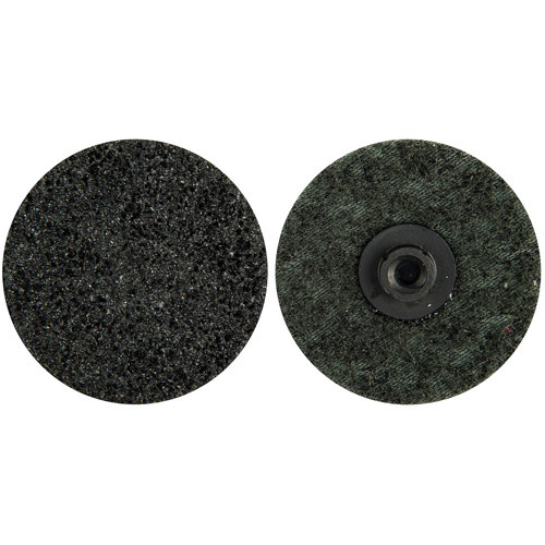Disques non tiss&eacute;s &agrave; changement rapide, 2" dia., Grain Extra grossier, Oxyde d'aluminium Planification Entrepots Molloy