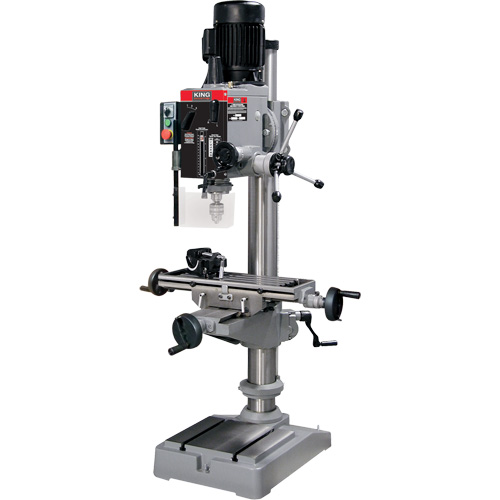Gearhead Milling Drilling Machine, 6 Speeds, 1-1/4" Drilling Capacity Planification Entrepots Molloy