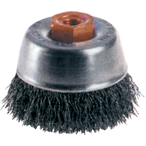 Crimped Wire Cup Brushes - High Speed Small Grinder Planification Entrepots Molloy