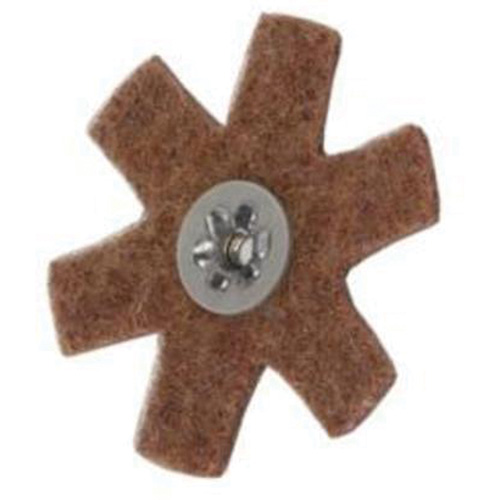 Abrasotex Surface Preparation Star, 3" Dia., Coarse Grit, Aluminum Oxide Planification Entrepots Molloy