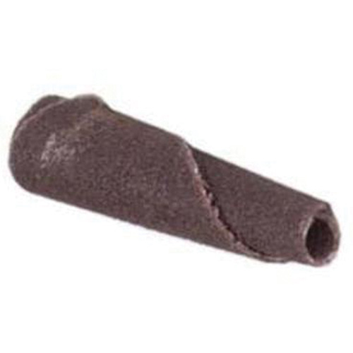 Cartouche de bande abrasive conique ALO, 180 Grain, 3/16" dia., Oxyde d'aluminium, 1" lo, 1/8" Dimension de l'arbre Planification Entrepots Molloy