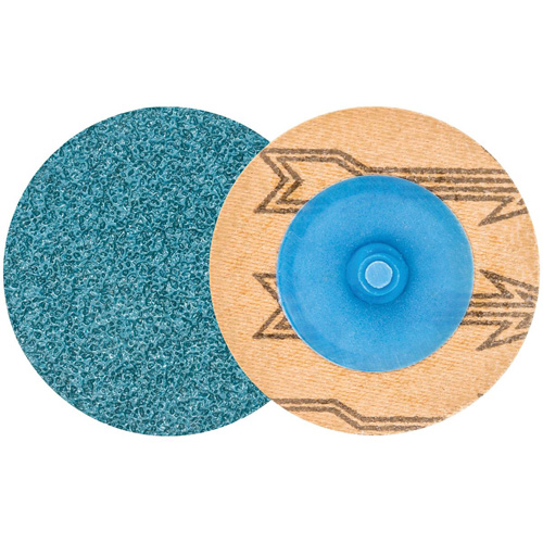TWIST TOPCUT Sanding Disc, 2" Dia., 60 Grit, Zirconium Planification Entrepots Molloy