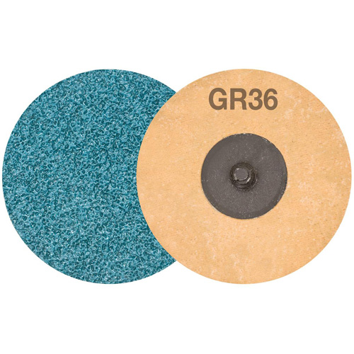 Disque de ponçage TWIST TOPCUT, 3" dia., Grain 36, Zirconium Planification Entrepots Molloy