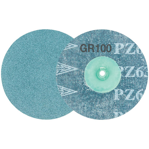 Disque de ponçage TWIST TOPCUT, 3" dia., Grain 100, Zirconium Planification Entrepots Molloy