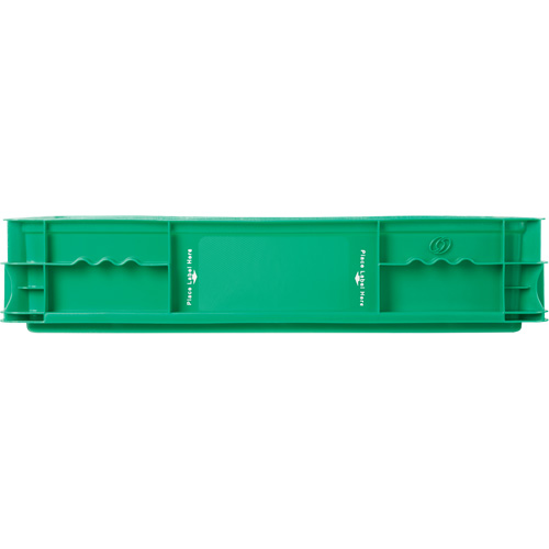 StakPak Plus 4845 System Containers, 15" W x 24" D x 5" H, Medium Green Planification Entrepots Molloy