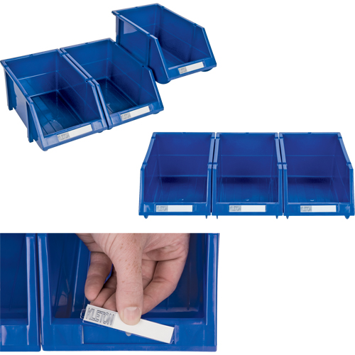 Bac empilable & &agrave; suspendre, 7-7/8" la, 7" h x 17-11/16" p, Jaune Planification Entrepots Molloy