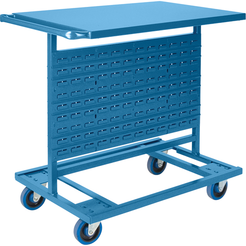 Bin Carts - Cart Only, Double-sided, 24" W x 38-1/2" D x 36-1/2" H Planification Entrepots Molloy
